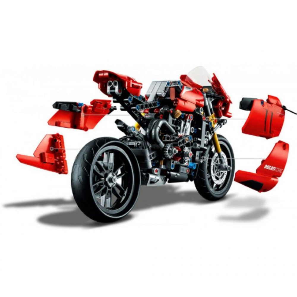Конструктор LEGO Technic Ducati Panigale V4 R 0 646 детали (42107)