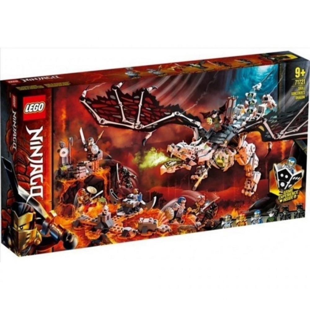 Конструктор LEGO Ninjago Дракон чаклуна-скелета (71721)