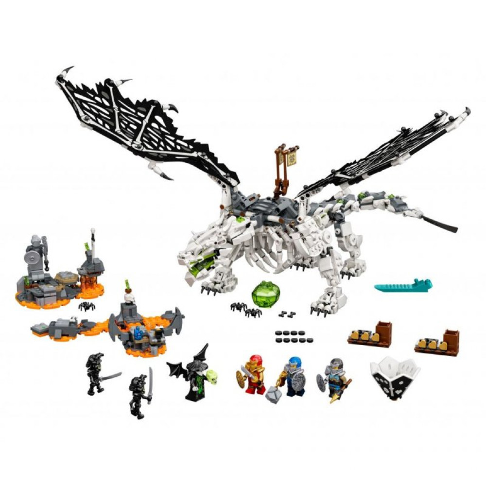 Конструктор LEGO Ninjago Дракон чаклуна-скелета (71721)