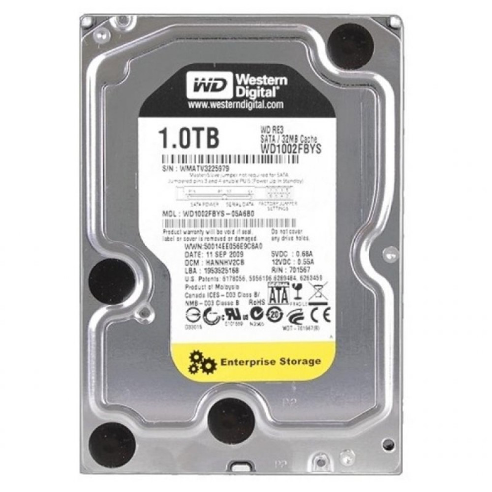 Жесткий диск 3.5" 1TB WD (WD1002FBYS)