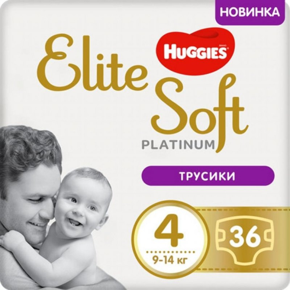 Підгузник Huggies Elite Soft Platinum Mega 4 9-14 кг 36 шт (5029053548197)