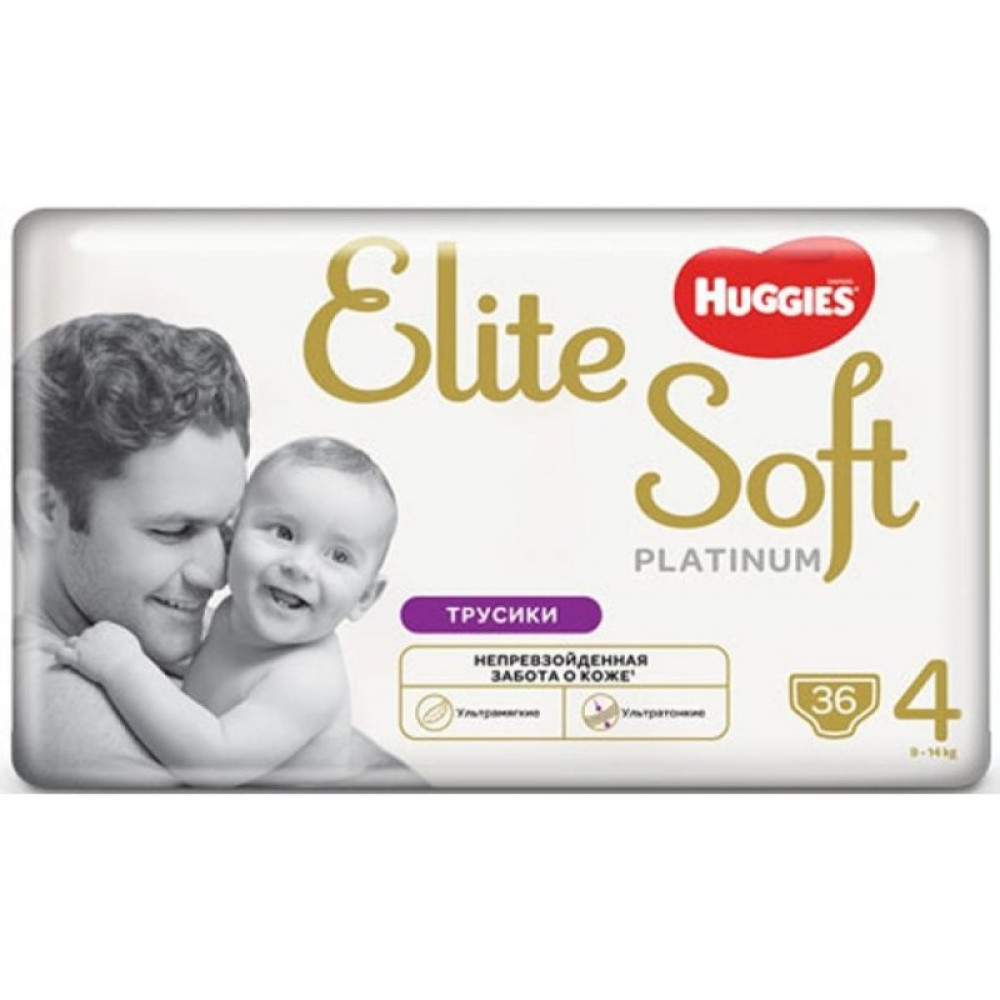 Підгузник Huggies Elite Soft Platinum Mega 4 9-14 кг 36 шт (5029053548197)