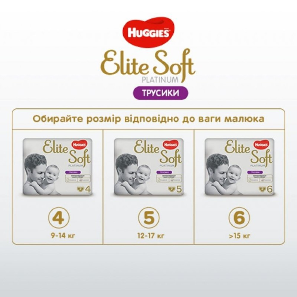 Підгузник Huggies Elite Soft Platinum Mega 4 9-14 кг 36 шт (5029053548197)