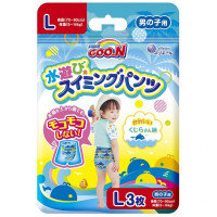 Подгузник GOO.N Трусики для плавания для мальчиков 9-14 кг L 3 шт (853466)