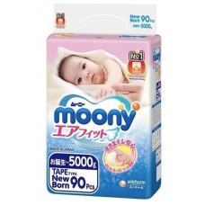 Подгузник Moony NB 0-5 кг 90 шт (4903111243501) Подгузник Moony NB 0-5 кг 90 шт (4903111243501)
