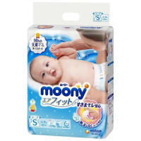Подгузник Moony S 4-8 кг 84 шт (4903111244102)