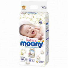 Подгузник Moony Natural NB 0-5 кг 66 шт (4903111213467) Подгузник Moony Natural NB 0-5 кг 66 шт (4903111213467)