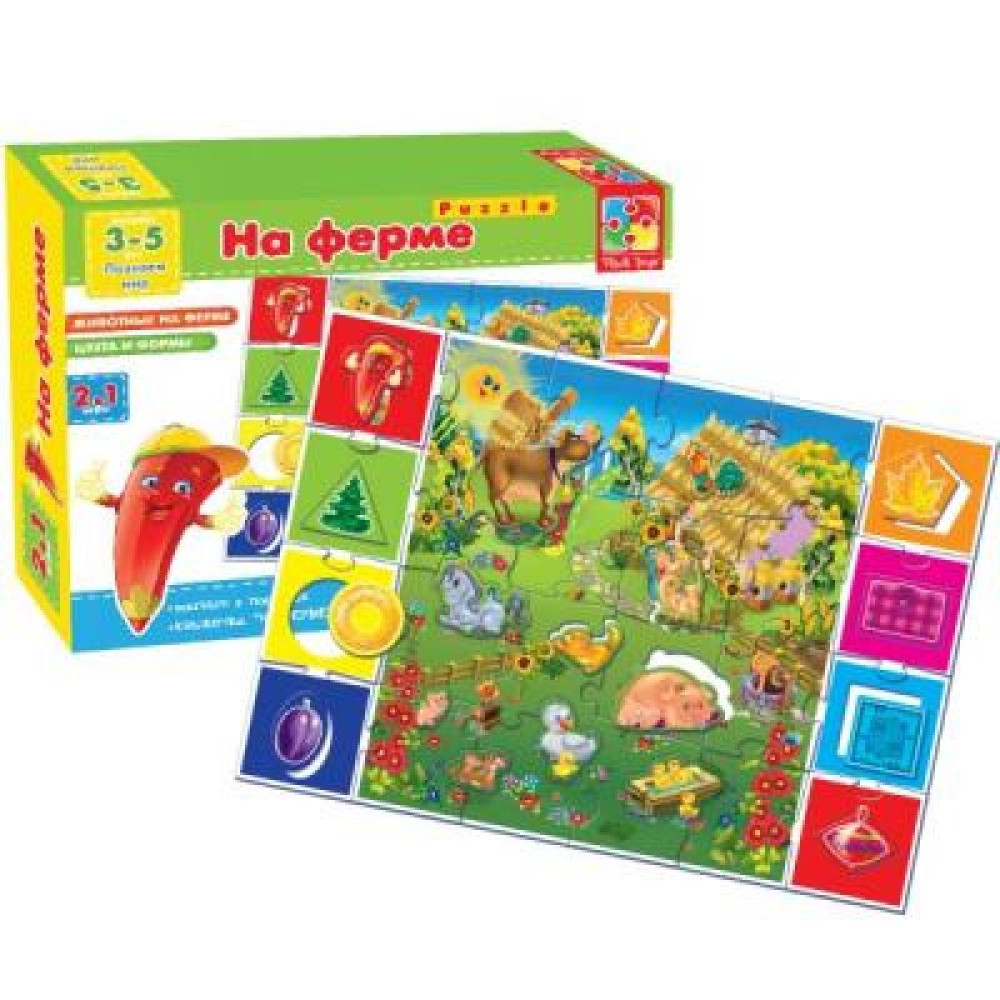 Настільна гра Vladi Toys На ферме (рус.) (VT1603-01-2)