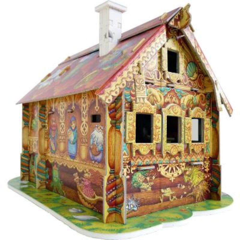 Сборная модель Умная бумага Изба красная с героями (206-02) Сборная модель Умная бумага Изба красная с героями (206-02)