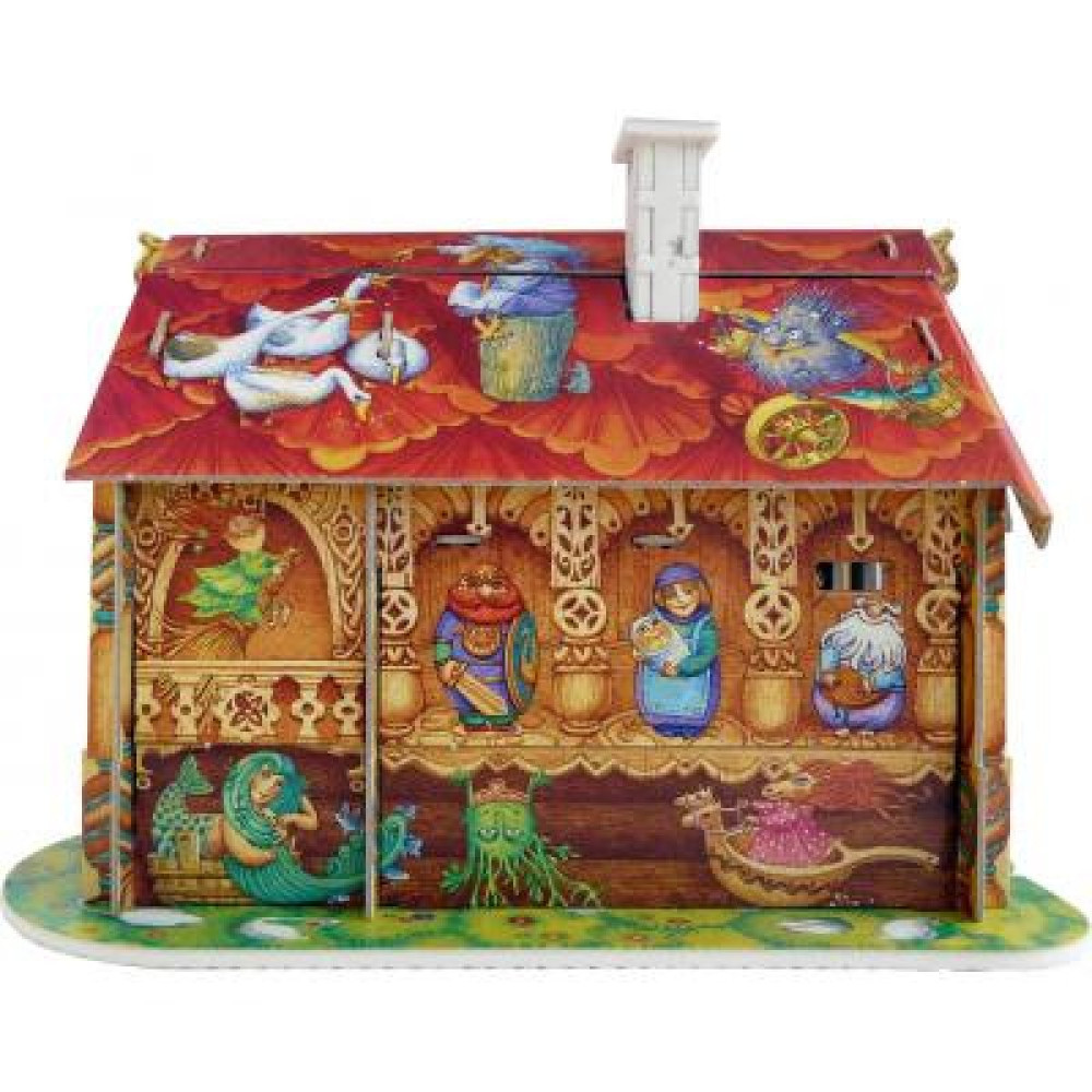 Сборная модель Умная бумага Изба красная с героями (206-02) Сборная модель Умная бумага Изба красная с героями (206-02)