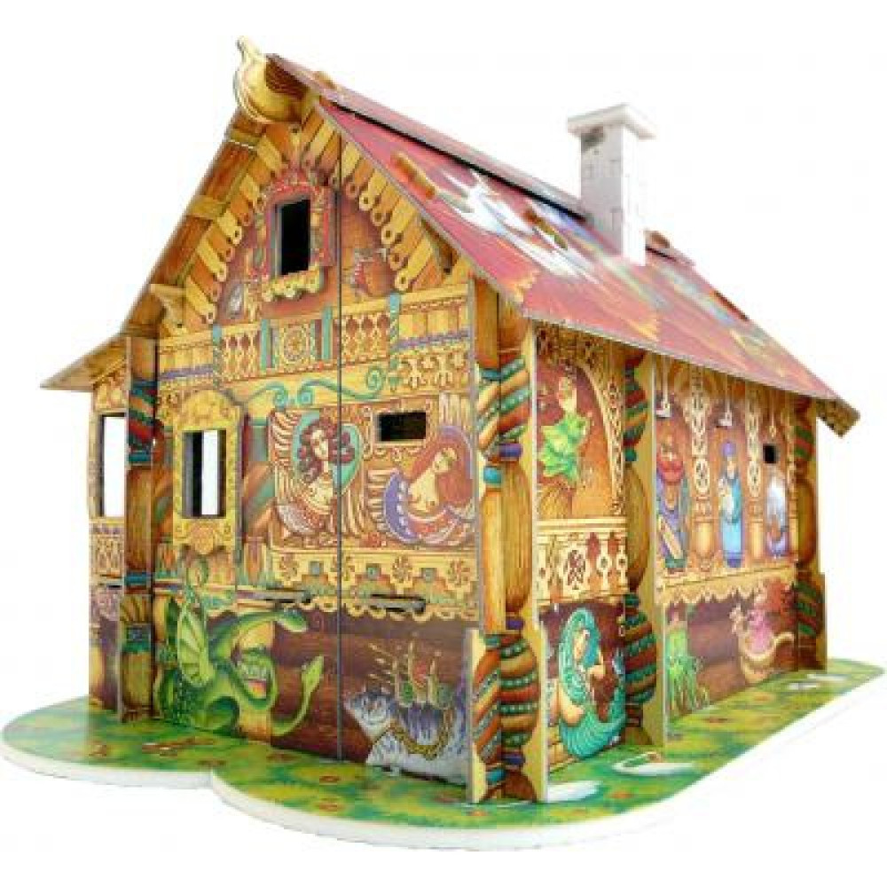 Сборная модель Умная бумага Изба красная с героями (206-02) Сборная модель Умная бумага Изба красная с героями (206-02)