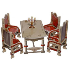 Сборная модель Умная бумага Столовая (белая) (259-02) Сборная модель Умная бумага Столовая (белая) (259-02)