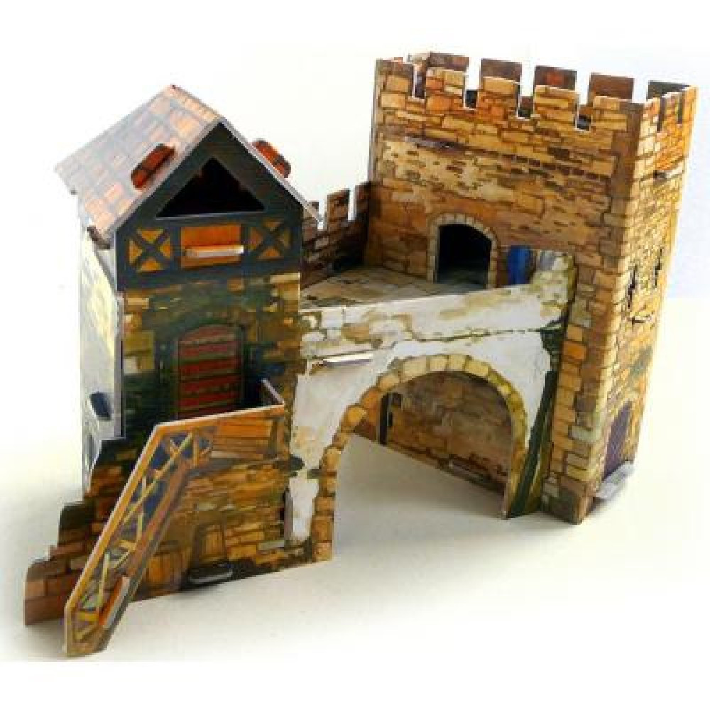 Сборная модель Умная бумага Старые ворота серии Средневековый город (244-01) Сборная модель Умная бумага Старые ворота серии Средневековый город (244-01)