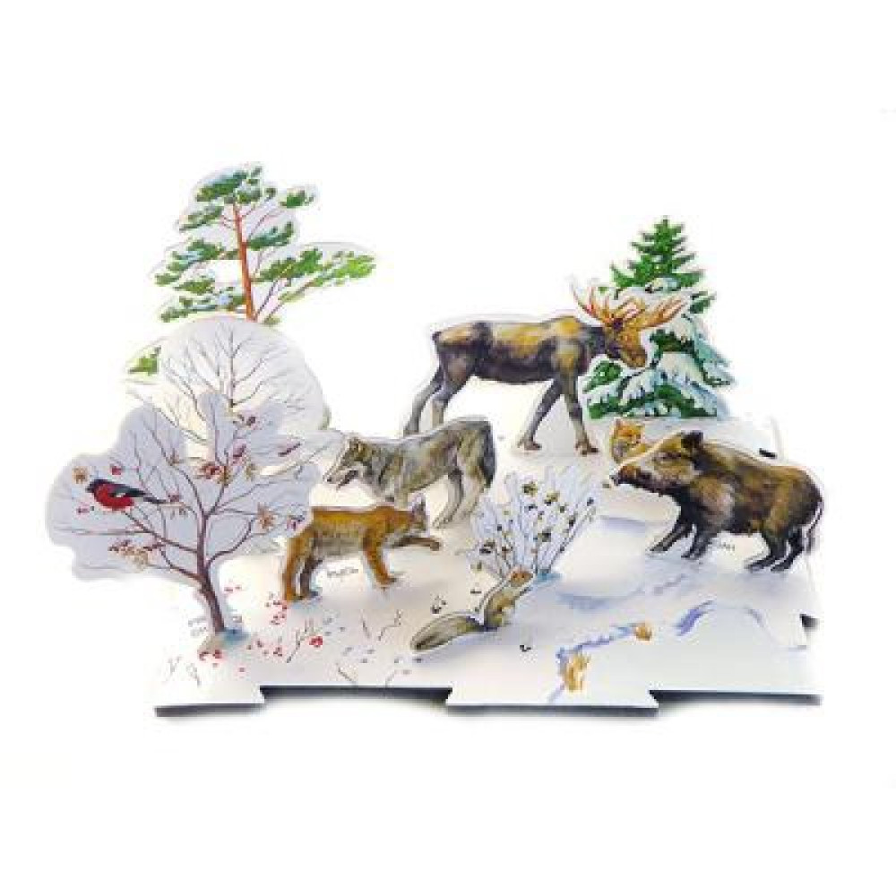 Настільна гра Умная бумага Объемное лото Зима в лесу (91) Настільна гра Умная бумага Объемное лото Зима в лесу (91)