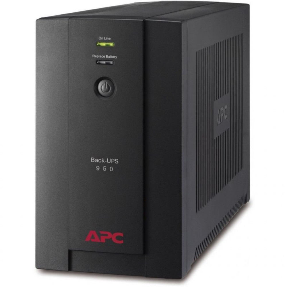 Пристрій безперебійного живлення APC Back-UPS 950VA, 230V, AVR, IEC Sockets (BX950UI)
