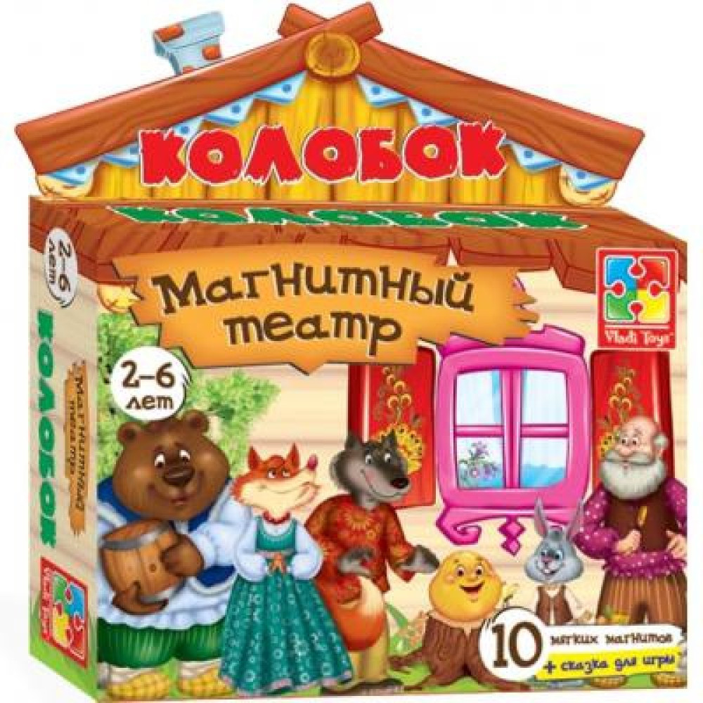 Настільна гра Vladi Toys Магнитный театр Колобок (VT3206-09)