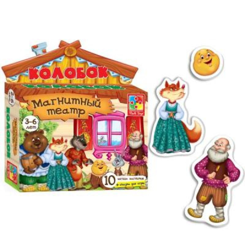 Настільна гра Vladi Toys Магнитный театр Колобок (VT3206-09)