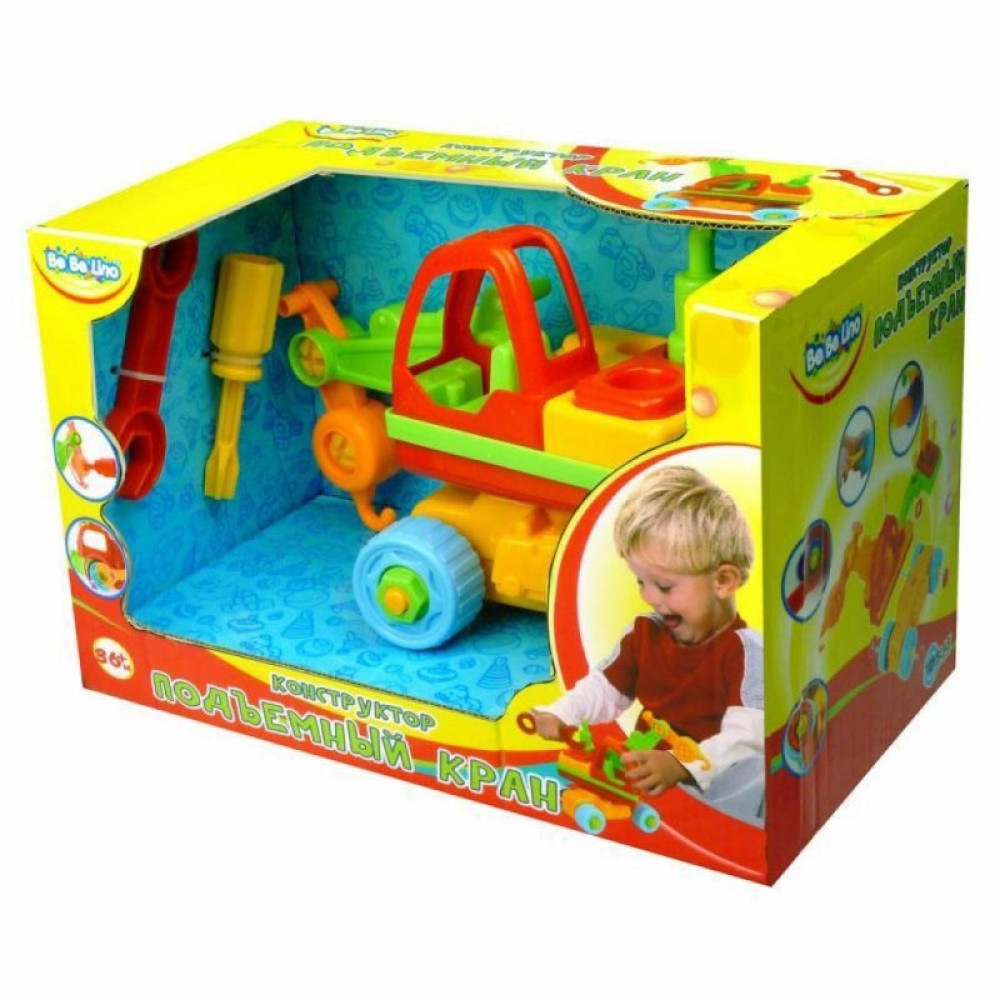 Конструктор BeBeLino Подъемный кран (57016)