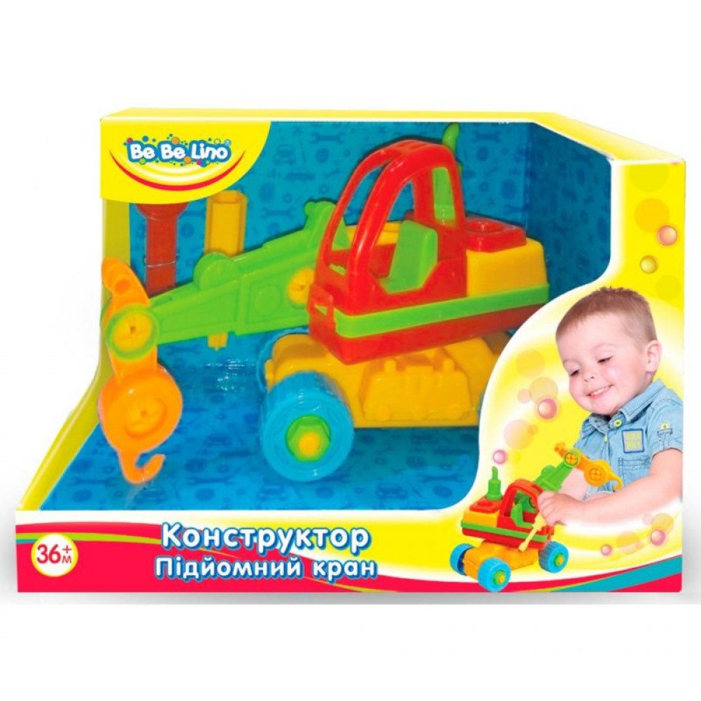 Конструктор BeBeLino Подъемный кран (57016)