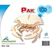 Збірна модель Мир деревянных игрушек Рак (З004)