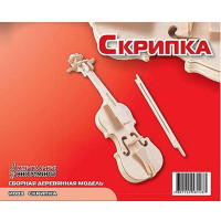 Збірна модель Мир деревянных игрушек Скрипка (И003)