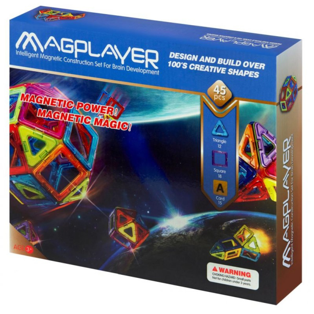Конструктор Magplayer Набір 45 елементів (MPA-45)