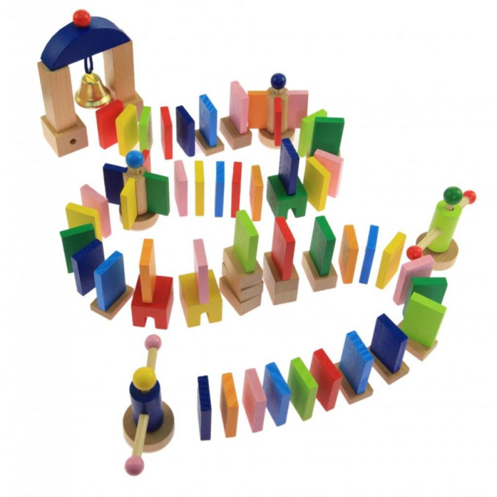 Настольная игра Goki Разноцветное домино (58963)