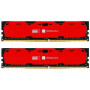 Модуль пам'яті для комп'ютера DDR4 8GB (2x4GB) 2400 MHz Iridium Red Goodram (IR-R2400D464L15S/8GDC)