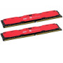 Модуль пам'яті для комп'ютера DDR4 8GB (2x4GB) 2400 MHz Iridium Red Goodram (IR-R2400D464L15S/8GDC)