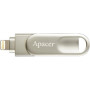 USB флеш накопитель Apacer 64GB AH790 Silver USB 3.1/Lightning (AP64GAH790S-1)
