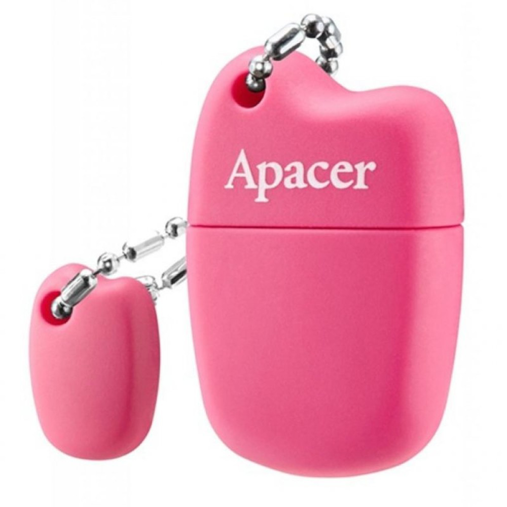 USB флеш накопичувач Apacer 64GB AH118 Pink USB 2.0 (AP64GAH118P-1)
