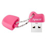 USB флеш накопичувач Apacer 64GB AH118 Pink USB 2.0 (AP64GAH118P-1)