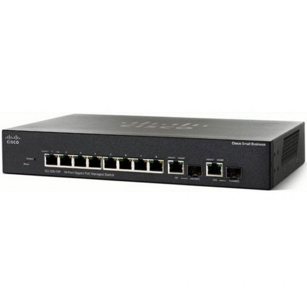 Коммутатор сетевой Cisco SG350-10-K9-EU