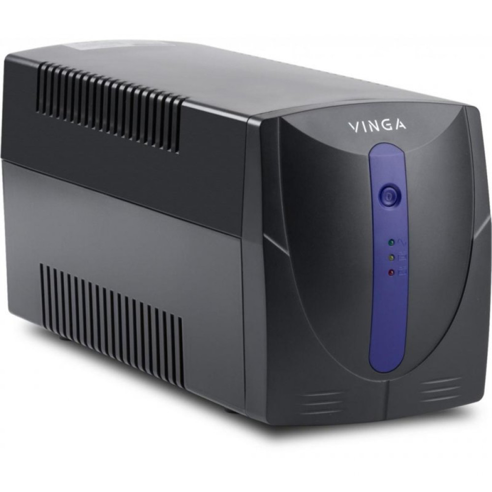 Источник бесперебойного питания Vinga LED 1500VA plastic case with USB+RJ11 (VPE-1500PU)