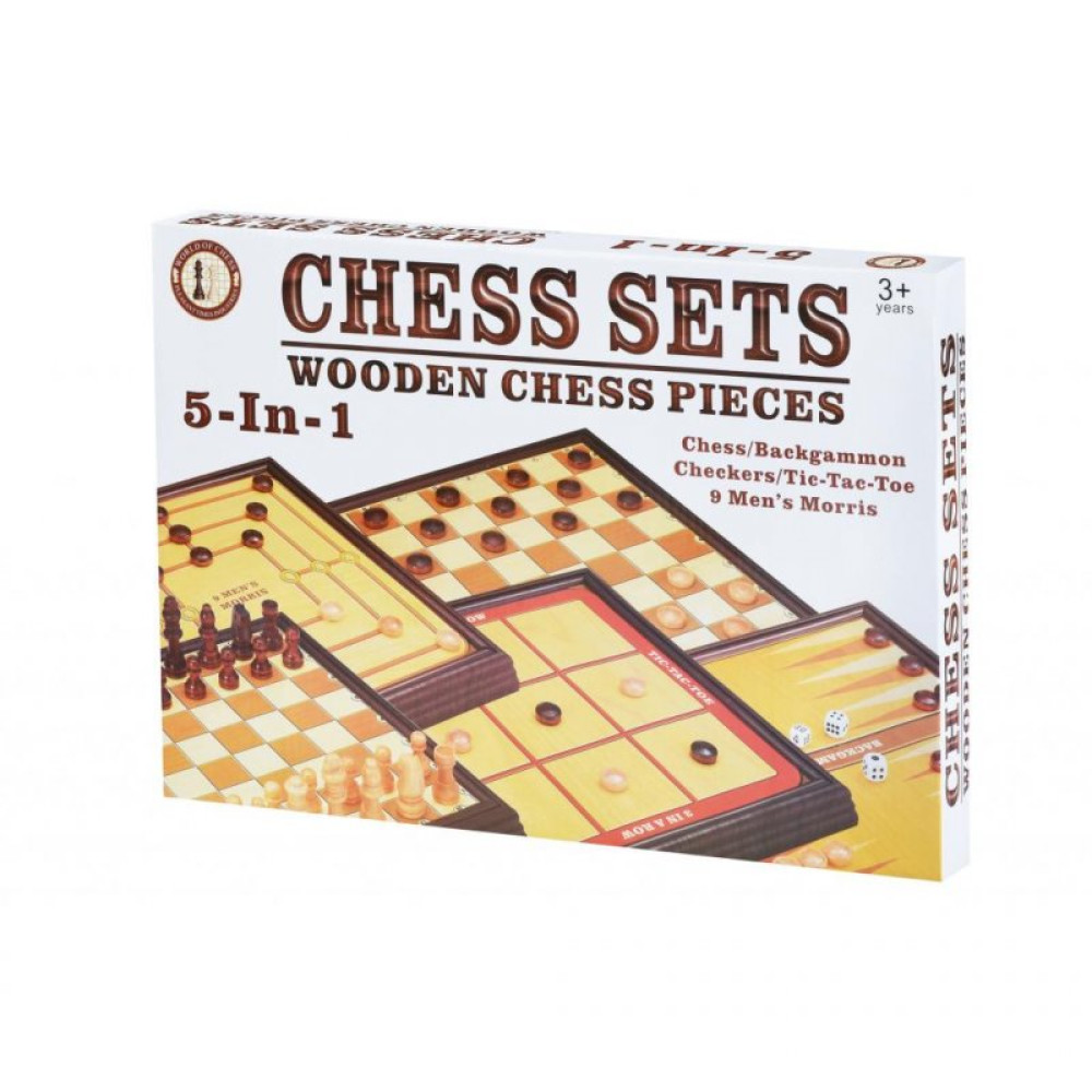 Настільна гра Same Toy Шахматы 5 в 1 (520Ut)