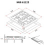 Варочная поверхность PERFELLI HGG 61223 IV