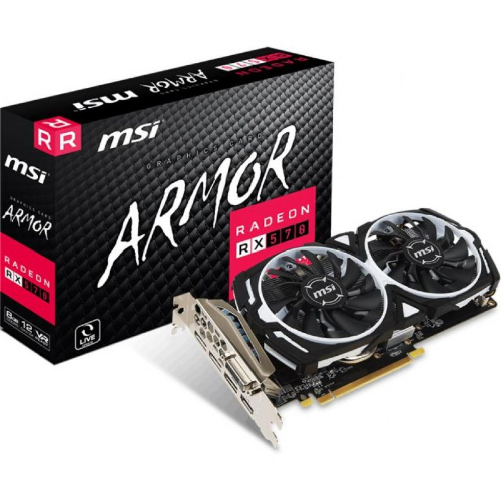 Відеокарта MSI Radeon RX 570 8192Mb ARMOR (RX 570 ARMOR 8G)