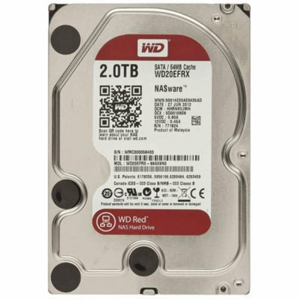 Жесткий диск 3.5" 2TB WD (WD20EFRX) Жесткий диск 3.5" 2TB WD (WD20EFRX)