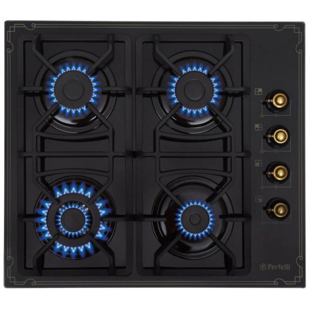 Варочная поверхность PERFELLI HGG 61724 BL (HGG 61724 BL ANTIQUE)