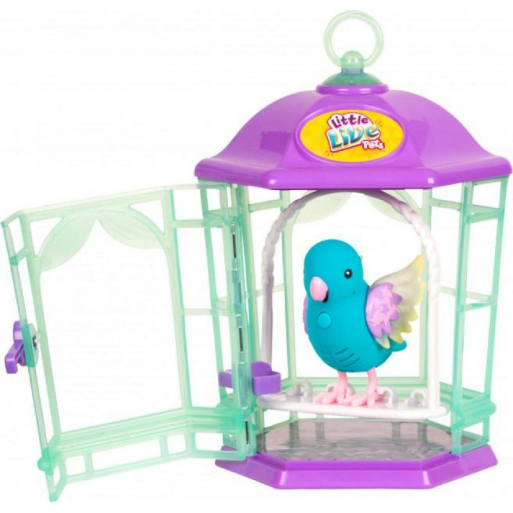 Інтерактивна іграшка Moose Пташка в клітці Little Live Pets Skye Twinkles (28548)