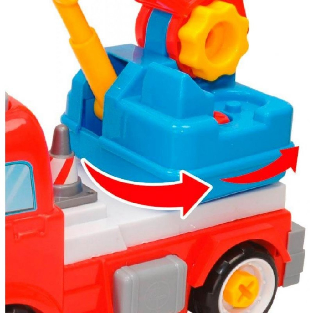 Конструктор BeBeLino Пожарная машина с дорожными знаками (58013)