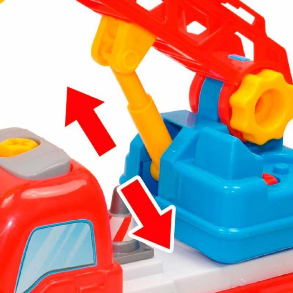 Конструктор BeBeLino Пожарная машина с дорожными знаками (58013)