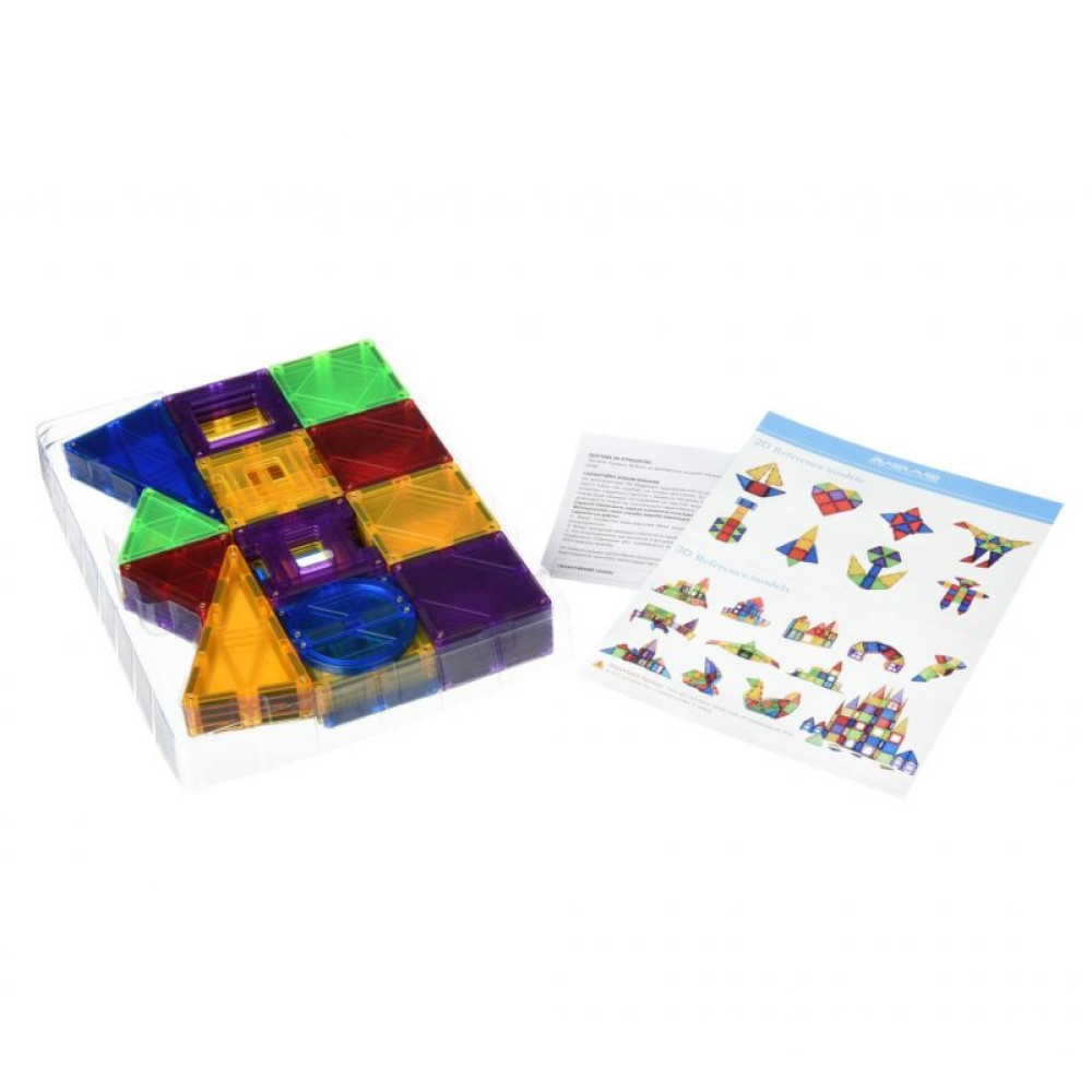 Конструктор Magplayer магнитные плитки 70 эл. (MPL-70) Конструктор Magplayer магнитные плитки 70 эл. (MPL-70)