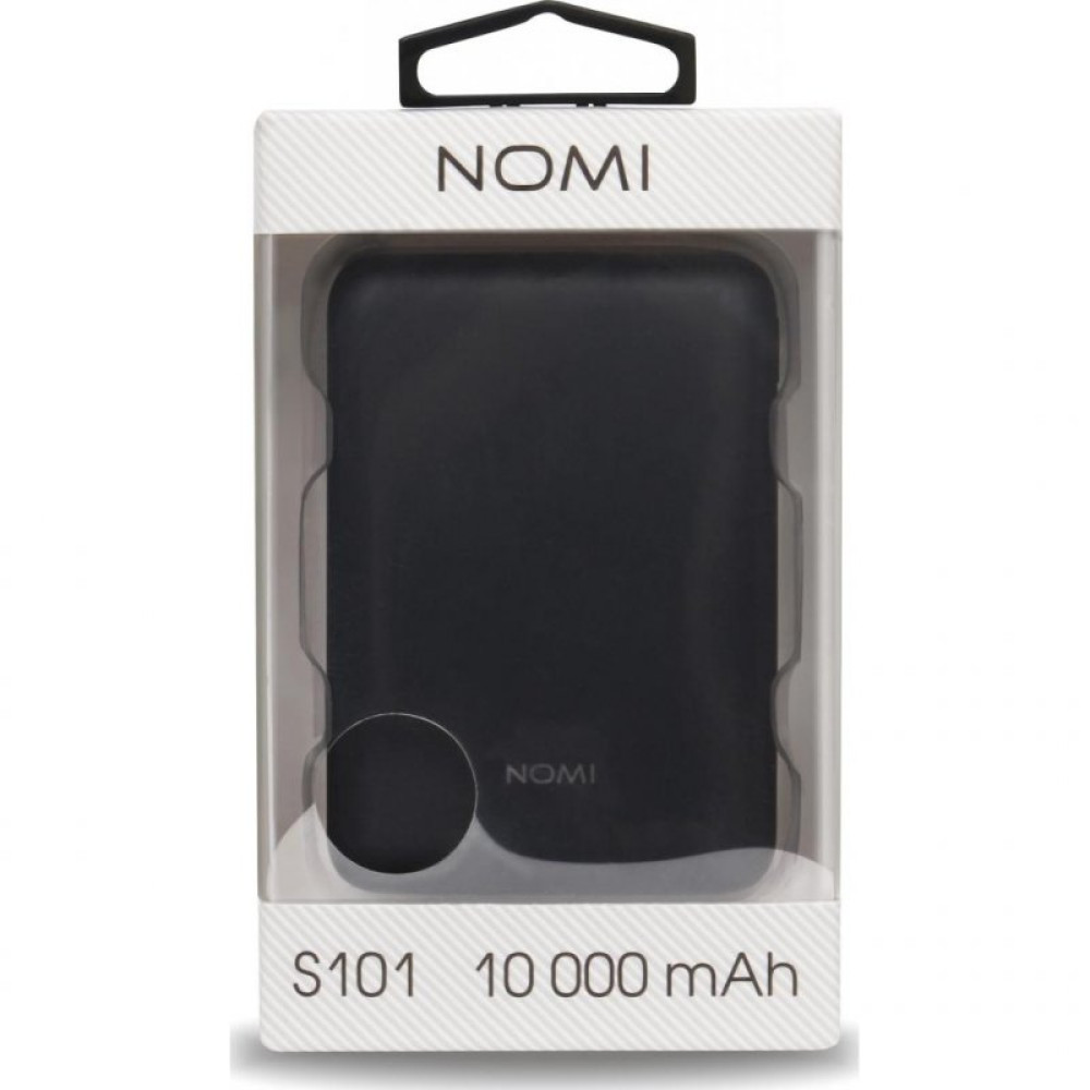 Батарея універсальна Nomi S101 10000 mAh black (413256)