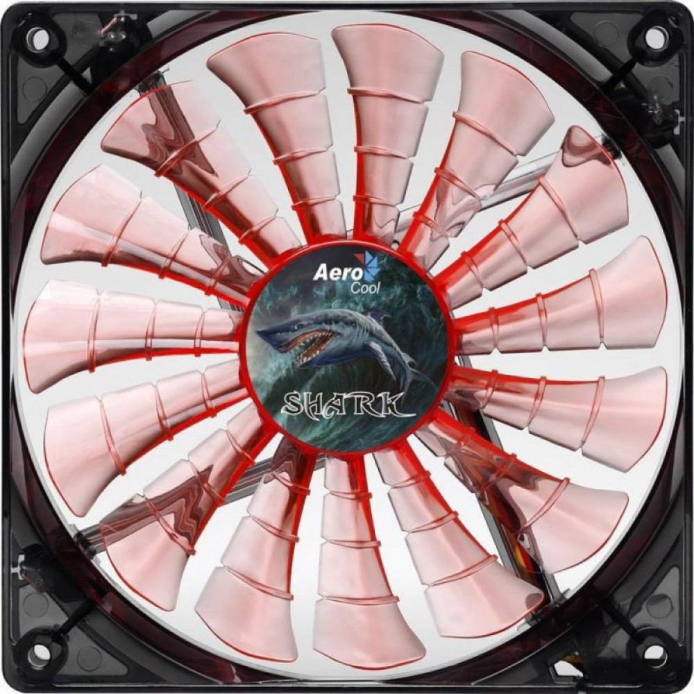 Кулер до корпусу AeroCool Shark Fan Evil Black LED Кулер до корпусу AeroCool Shark Fan Evil Black LED