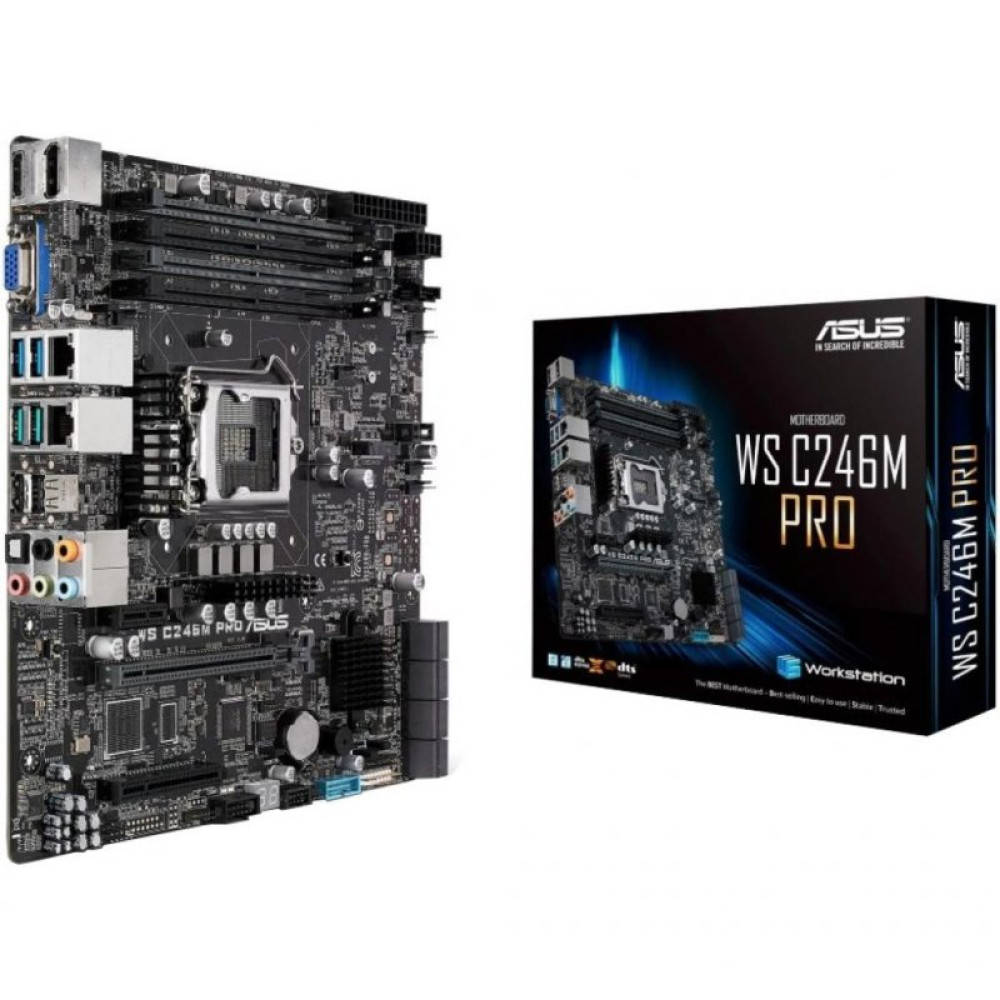 Серверна материнська плата ASUS WS C246M PRO/SE