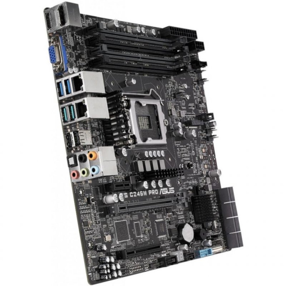 Серверна материнська плата ASUS WS C246M PRO/SE