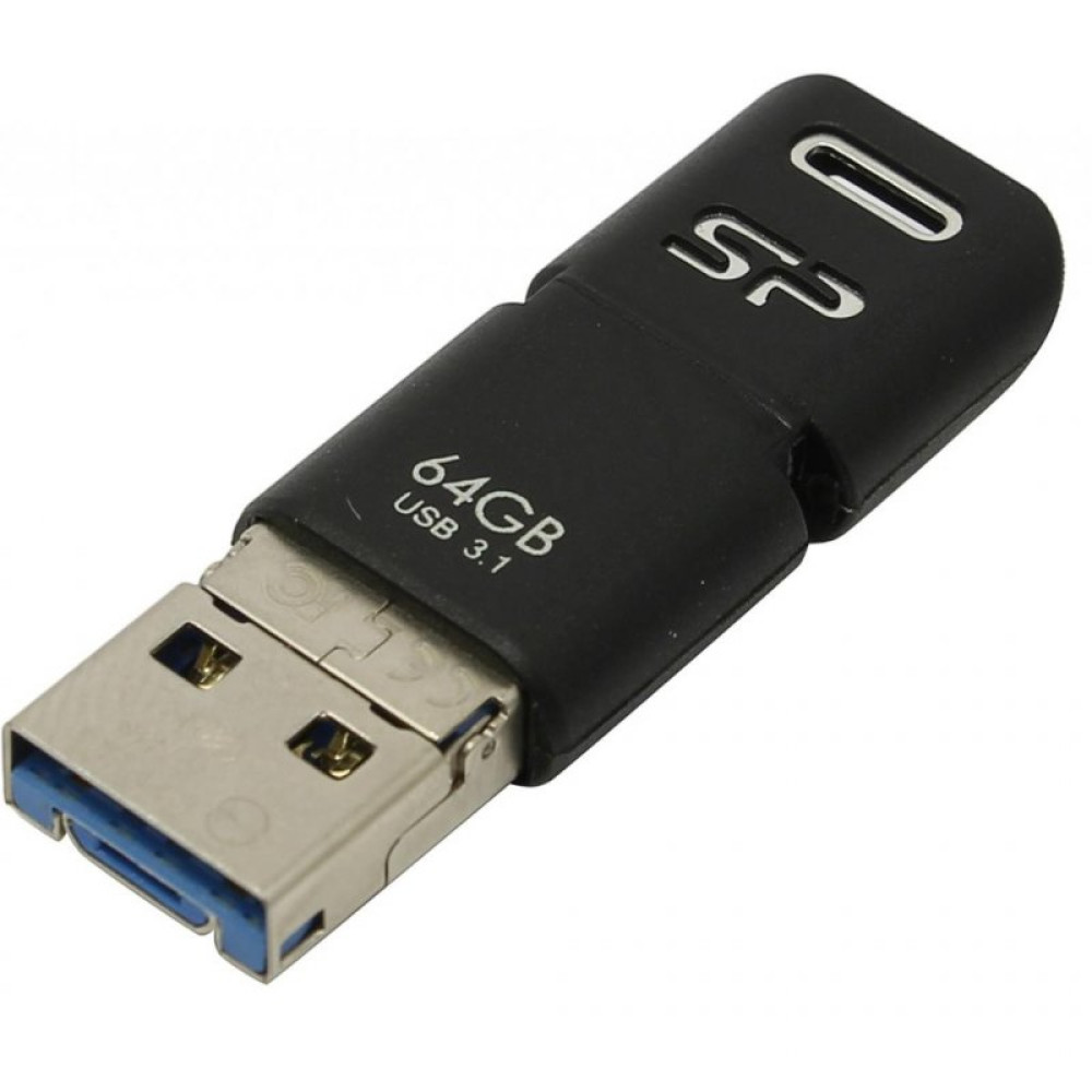 USB флеш накопитель Silicon Power 64GB Mobile C50 USB 3.1 Type-C (SP064GBUC3C50V1K)
