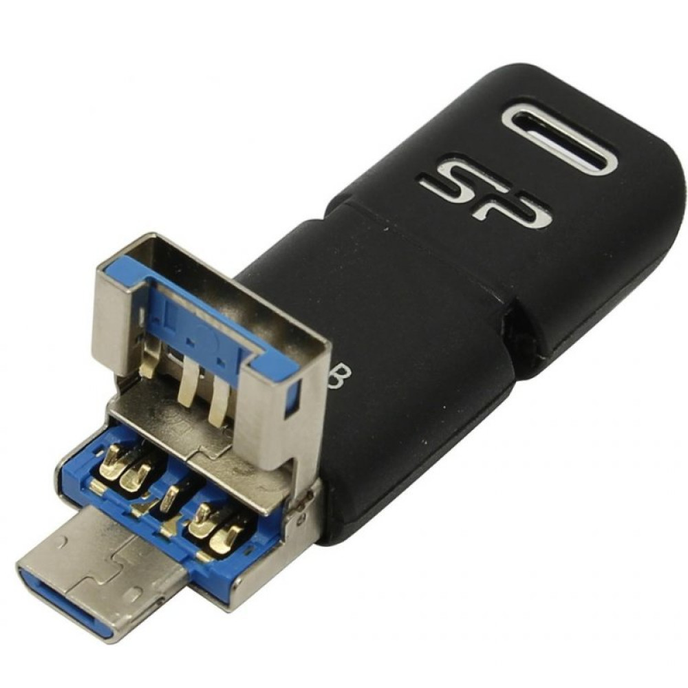 USB флеш накопитель Silicon Power 64GB Mobile C50 USB 3.1 Type-C (SP064GBUC3C50V1K)