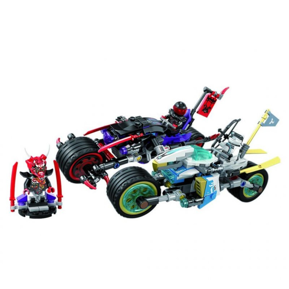 Конструктор Jvtoy Герои ниндзя: Безумные гонки (16014) Конструктор Jvtoy Герои ниндзя: Безумные гонки (16014)